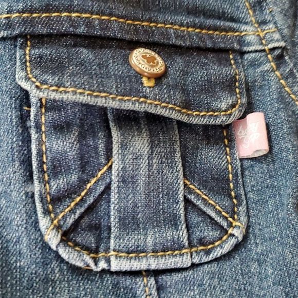 #15 Baby Gap girls denim (stretch) dress with matching underpants ***NEW*** - Picture 3 of 8